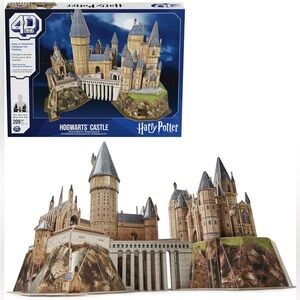 4D Build Puzzle 3D Harry Potter Castillo Hogwarts 3D Puzzle Game Construction